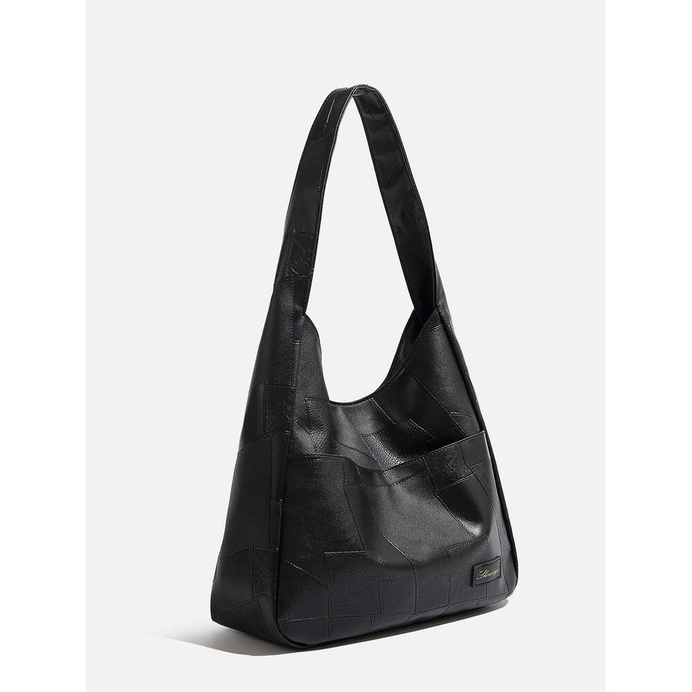 Explosive Korean version of large capacity shopping stone print underarm Tote women's bag 2024 new single shoulder commu