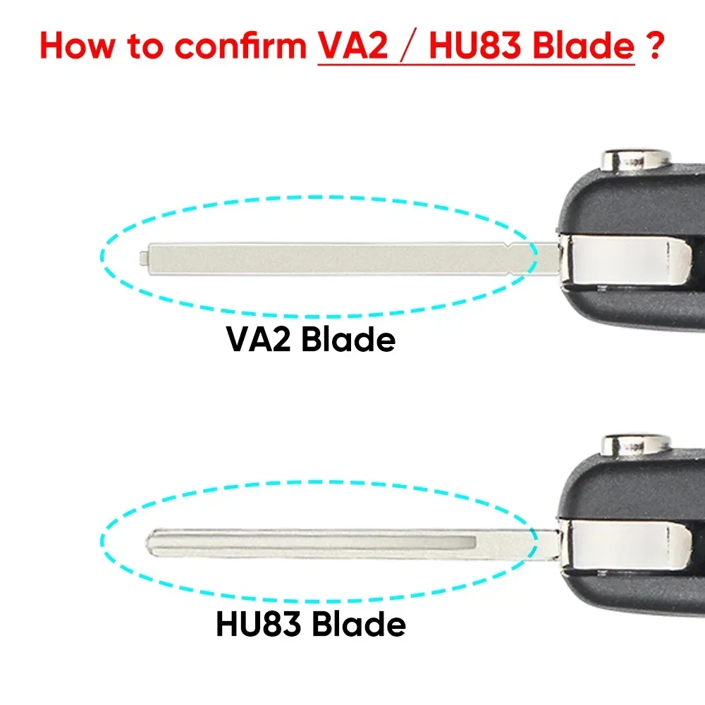 KEYYOU For Citroen C4 C5 C6 C8 Xsara Picasso For Peugeot 107 207 307 308 CE0536/0523 Remote Car Key ASK/FSK 434Mhz