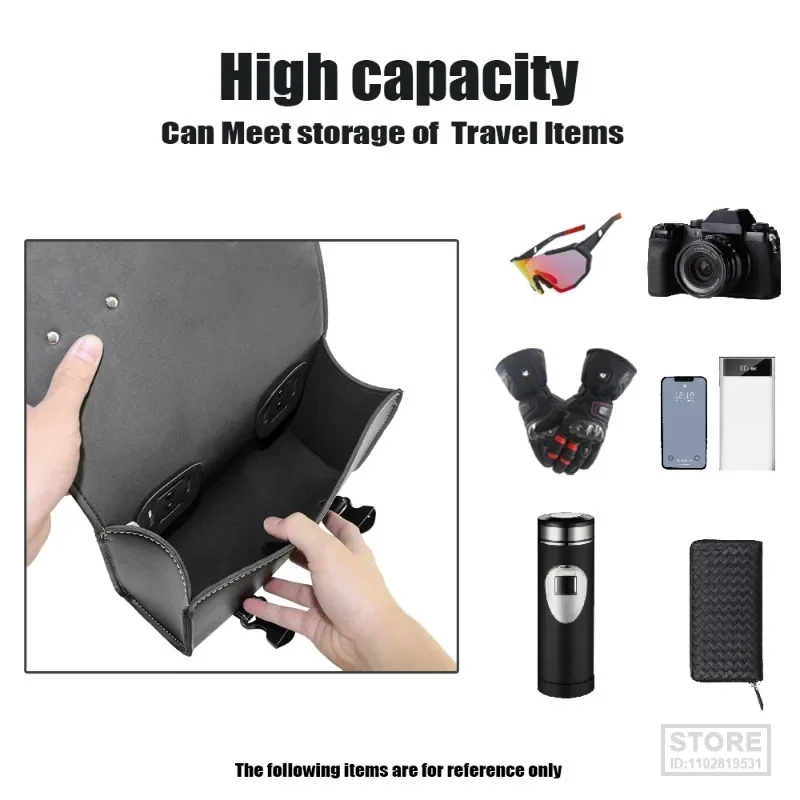 For Harley Sportster XL883 XL1200 Honda CMX 300/500 Motorcycle Saddlebag Lage Saddle Storage Pocket Tool Bag accessories