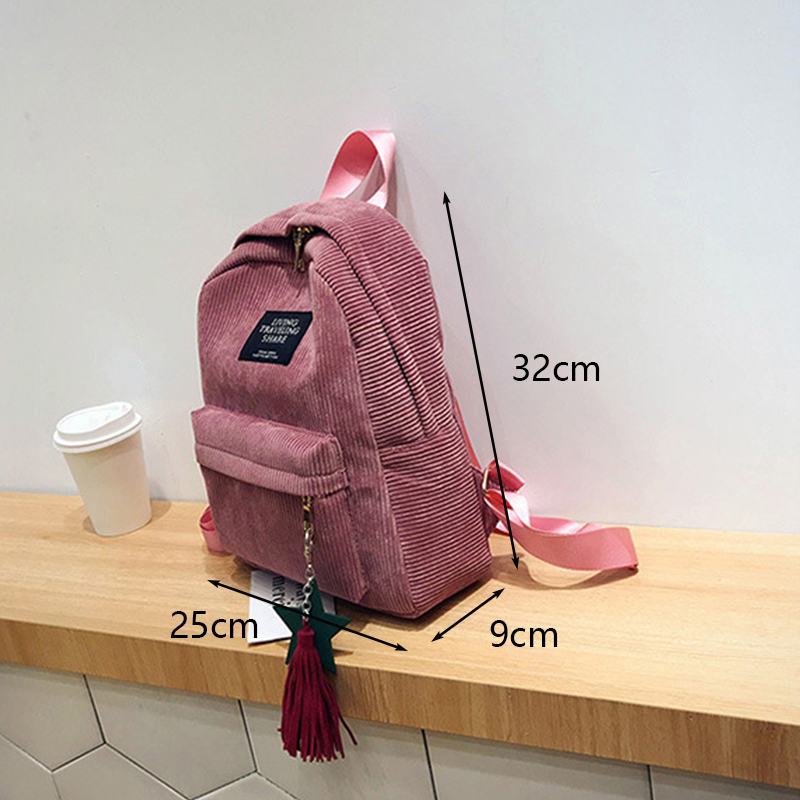 New Casual Women's Backpack, University School Haruku Travel Shoulder Bag, Teenage Girls