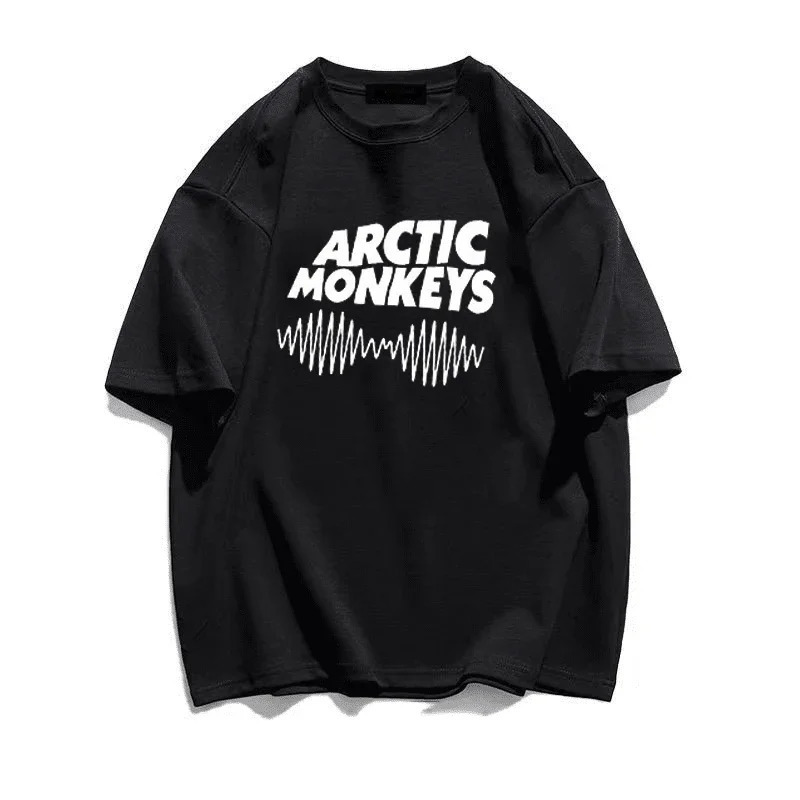 Summer Arctic Monkeys Clothes Cotton T Shirt Male Manga Casual Y2k White Man T-Shirt Leisure Women Tshirt Clothes Fashion Tees 240409