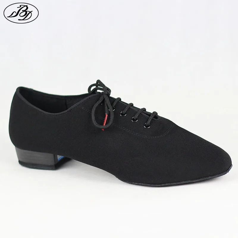 Mens standard dance shoes BD309 ballroom shoes canvas nap split style practice competition mens modern dance shoes 241111