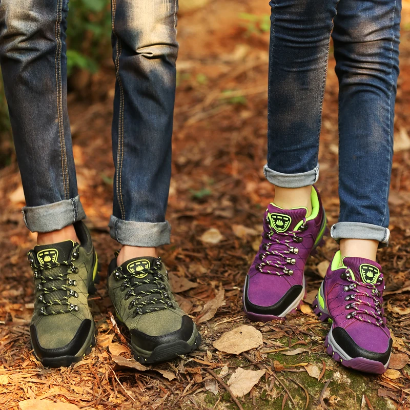 2023 new Hiking Shoes Men Outdoor Mountain Climbing Shoes Unisex Trekking 2025 Shoes Woman Non-Slip Hiking Boots Trekking Sneakers