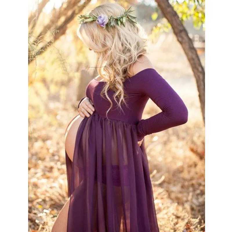 Maternity Dresses Maternity Dresses For Photo Shoot Chiffon Pregnancy Dress Photography Props Maxi Gown Dresses For Pregnant Women Clothes 24412