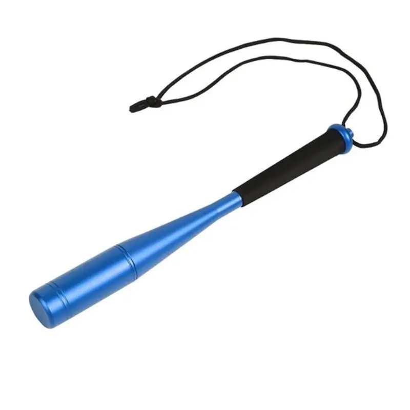 Aluminum Alloy Fish Hammer Fish Stick with EVA Handle Woven Rope F2TC