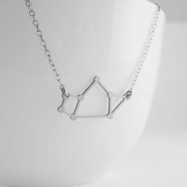 10PCS Sagittarius Constellation Necklace Stars Necklace Outer Space Alaxy Planet Necklace Solar System Necklaces