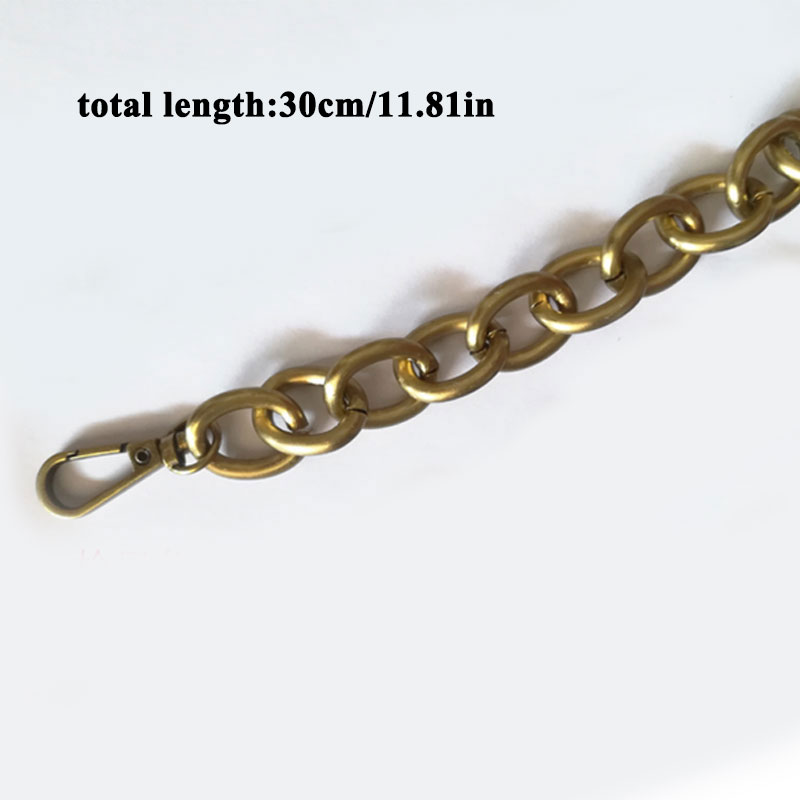 Bag Accessory Bag Strap 30cm Replacement Metal Chain For Handle Bag Handbag Antique Bronze Sier Golden DIY Accessories b03cc 5