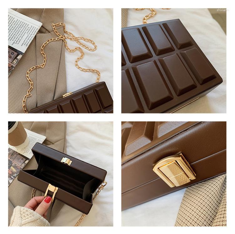 2025 NEW Bag Winter Korean Version Of The Fashion Shoulder Slung Women's Chocolate A Generation Hair zhanyishengli