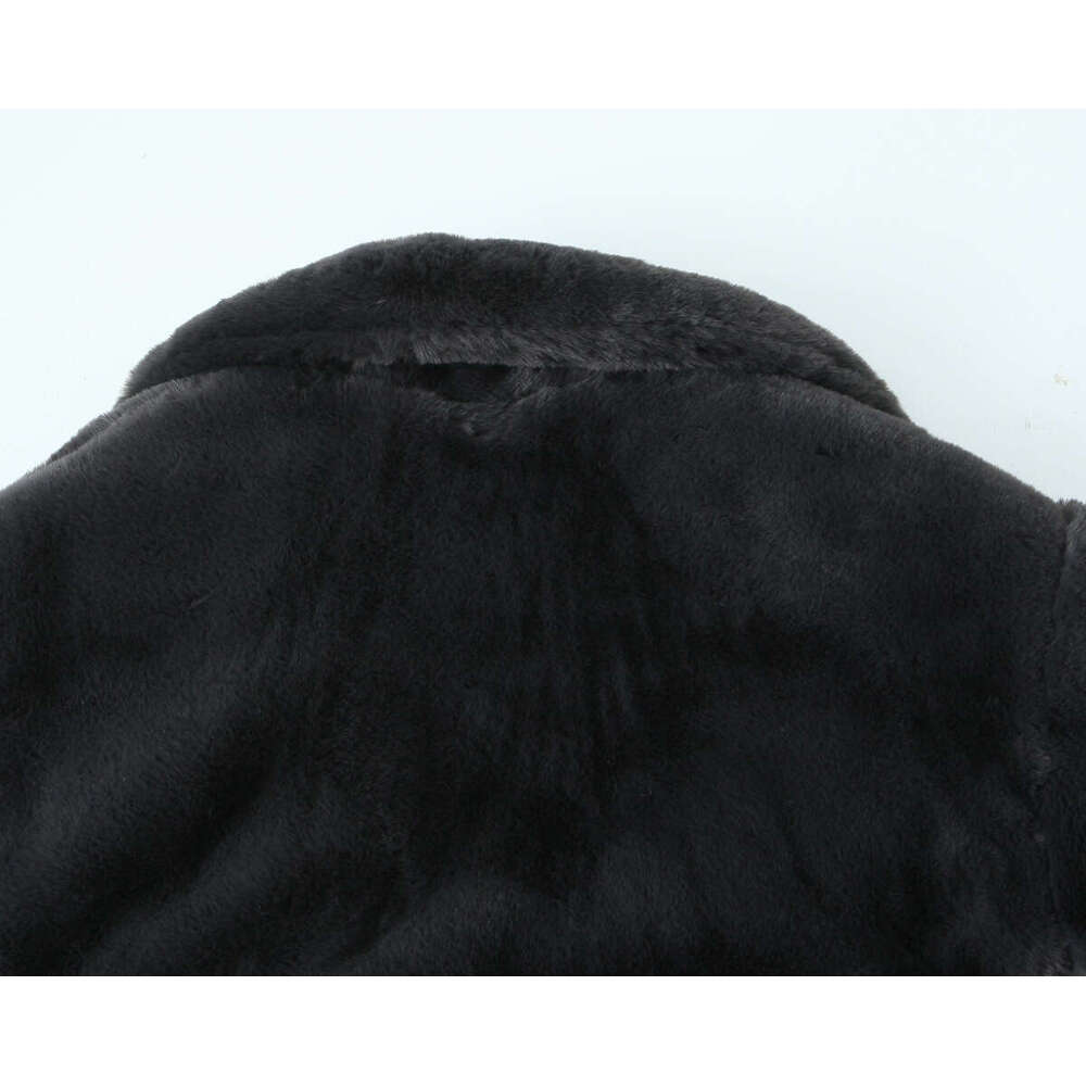 shanshi fur coat women Women's Winter Fashion Warm Artificial Fur Loose Coat