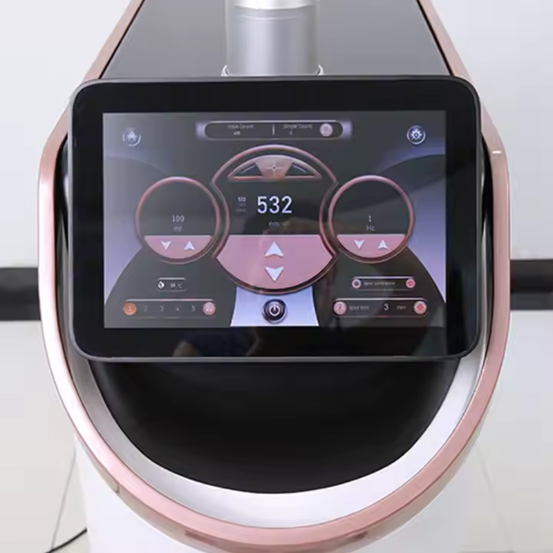 Vertical pico laser q switched 532nm 1064nm all color pigment removal nd yag picosecond tattoo remove device