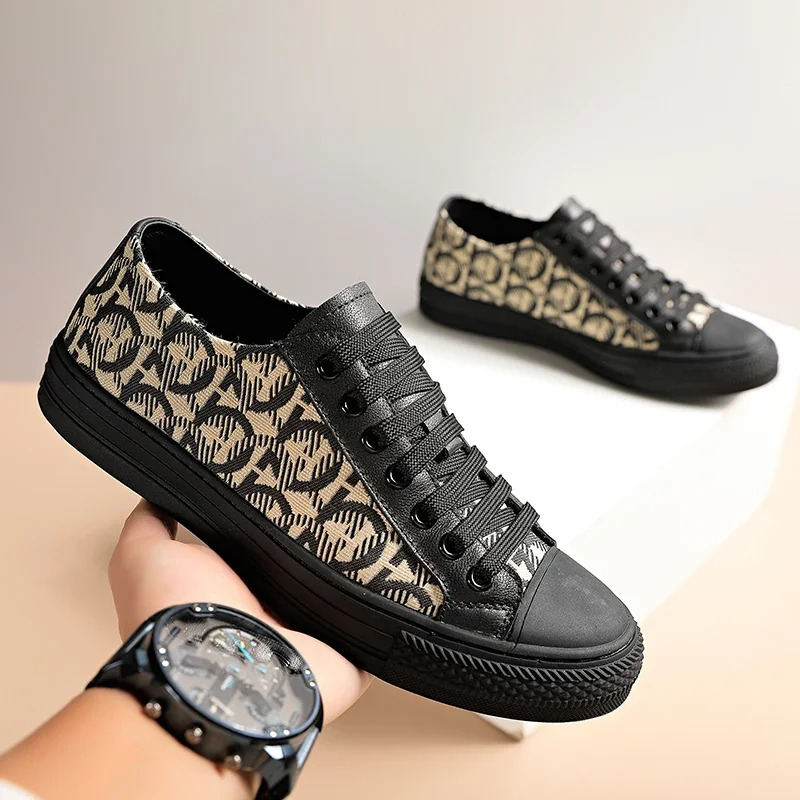 Casual Brand Comfortable Men Shoes Geunine Leather Designer Flats High Quality Breathable Sneaker Male Footwear