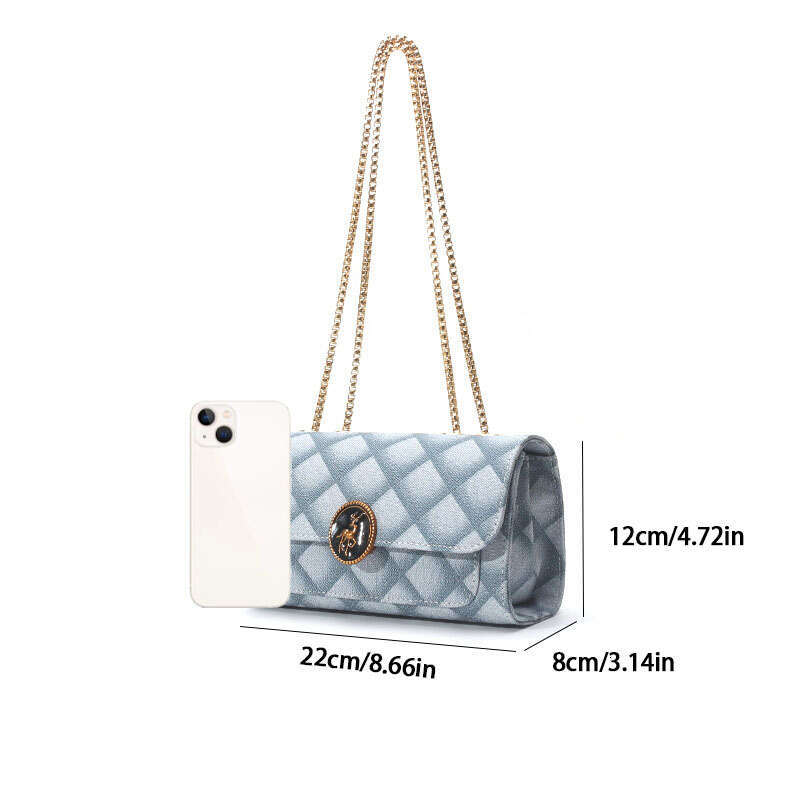 High-grade sense of small fragrance new fashion dia chain single shoulder crossbody bag for women