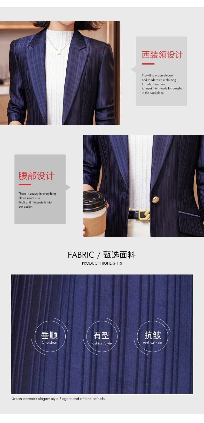 AIyssa professional long sleeved womens clothing unique temperature makes you stand out autumn and winter fashion 241111