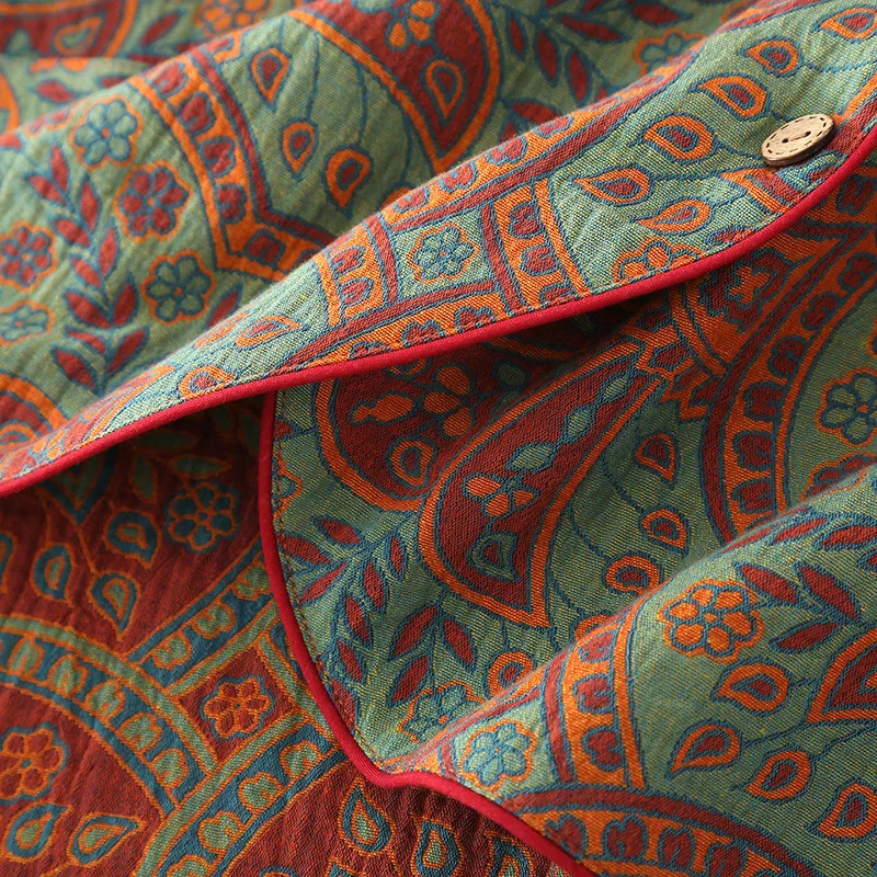 Womens 2-piece pajama set 100% pure cotton home wear spring/summer pajama set 241112