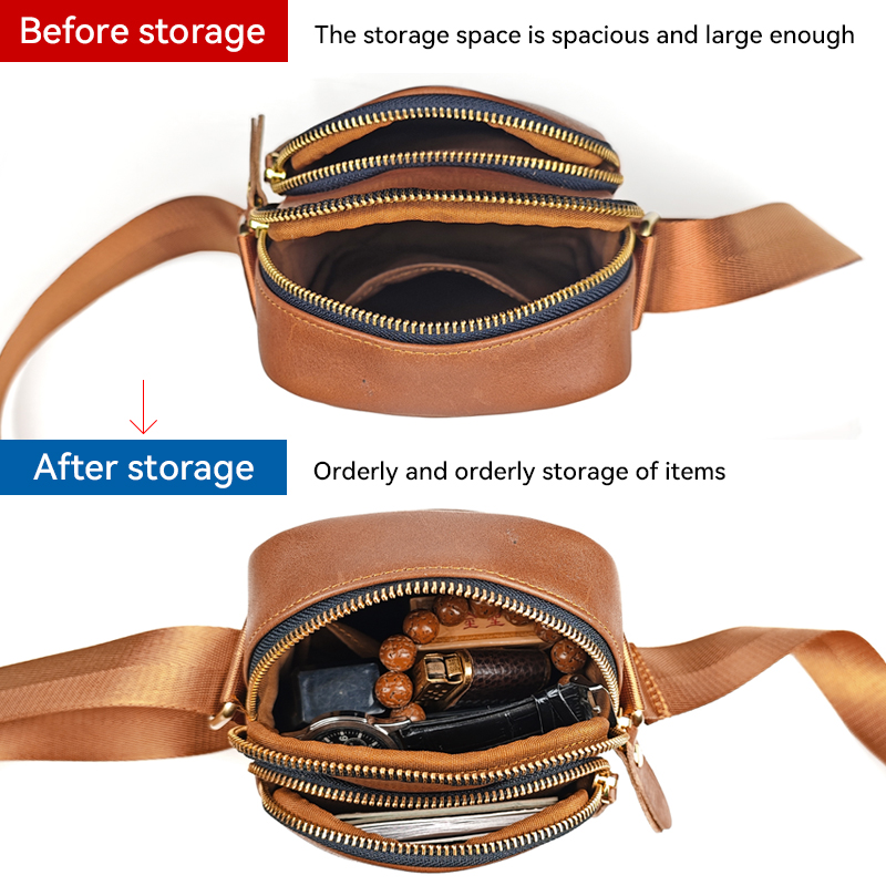 Genuine Leather Men's Shoulder Bag Large Capacity Messenger Sling Bags Casual Small Mini Male Crossbody Bags Handbag 0fa80