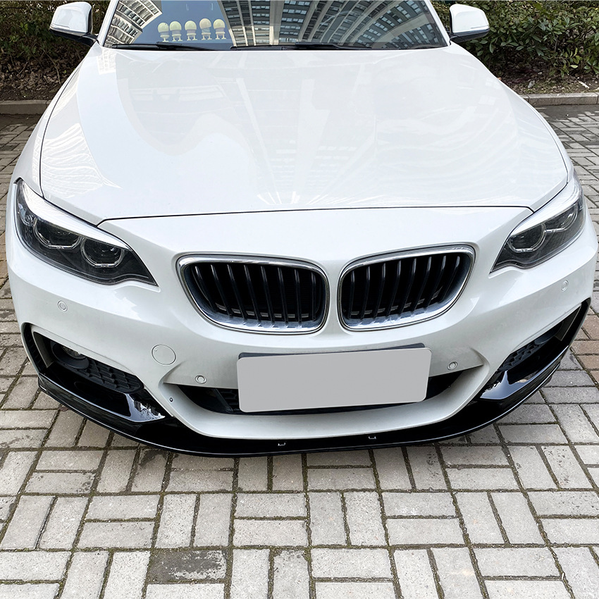 For 2 Series F22 F23 M Sport 2014-2019 MP Car Front Lip Splitter Diffuser Body Kits Spoiler Bumper Guard Accessories