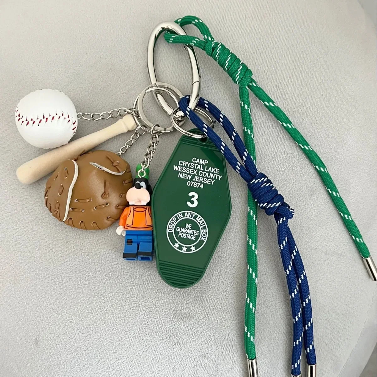 Dachshund Keychain Leather Bag Strap n Ins Personalized Car Pendant Miu Purse Sac A Main Femme Handbag 241112