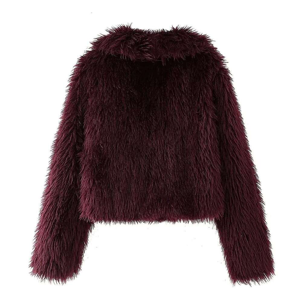 shanshi fur coat women Autumn and winter coat style street fashion temperament environmentally friendly fur short jacket for women