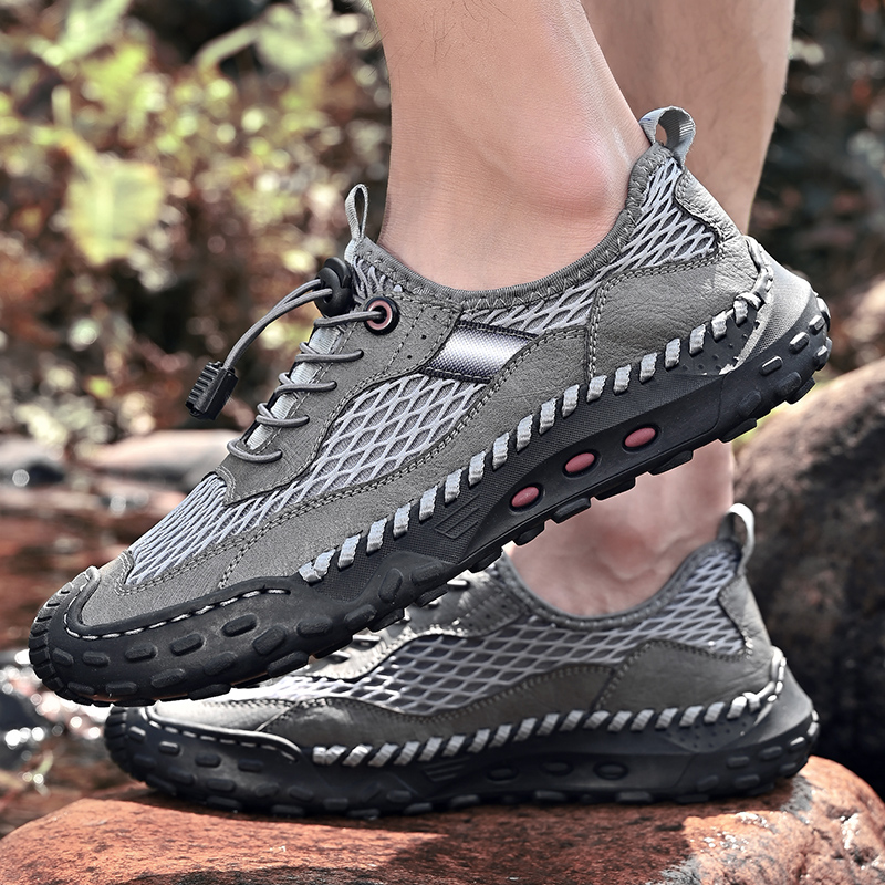 Summer New Mesh Men Sneakers Fashion Breathable Walking Casual Shoes for Mens Shoes Slip On Handmade Loafers Zapatillas Hombre