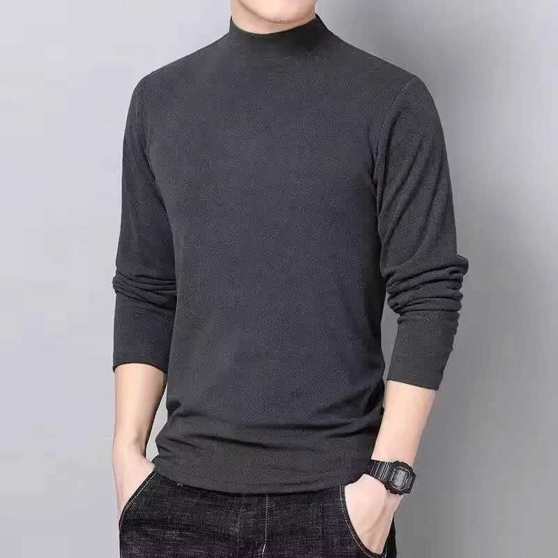 Epligg new knitted womens sweater simple mens sweater basic turtle neck knitted sweater sweet underwear fashionable mens clothing W2411111