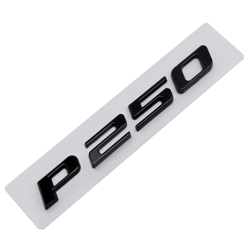 14.7x1.7cm ABS Car Trunk Emblem Sticker for Jaguar P200 P250 P300 P350 XE SType FPACE FType Letter Badge Decals Decoration