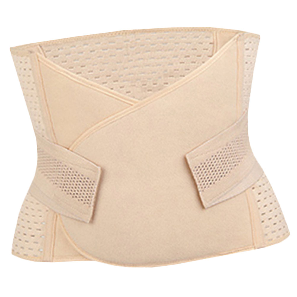 Post Belly Band Waist Peis Belt Shapewear Slimming Girdle Pregnancy After Birth Belly Abdomen Abdominal Binder Belly ( Flesh 7b634