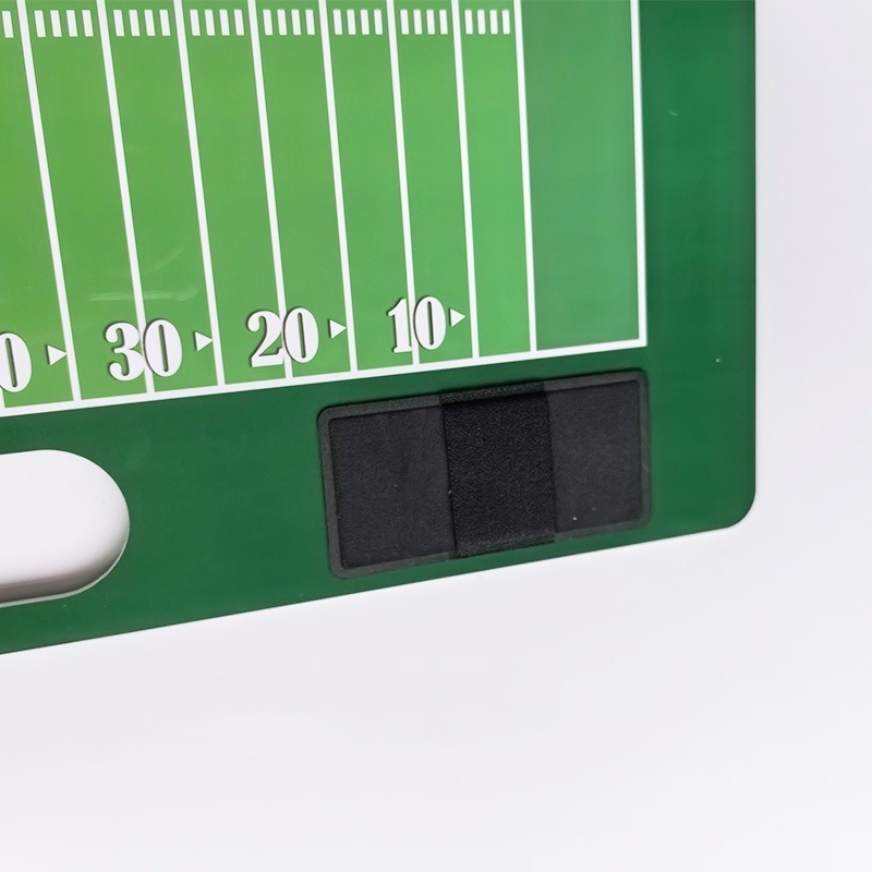 Magnetic Rugby Tactical Board PVC Wear-resistant Portable Coaching Board Reusable Rugby Training Match Strategy Clipboard