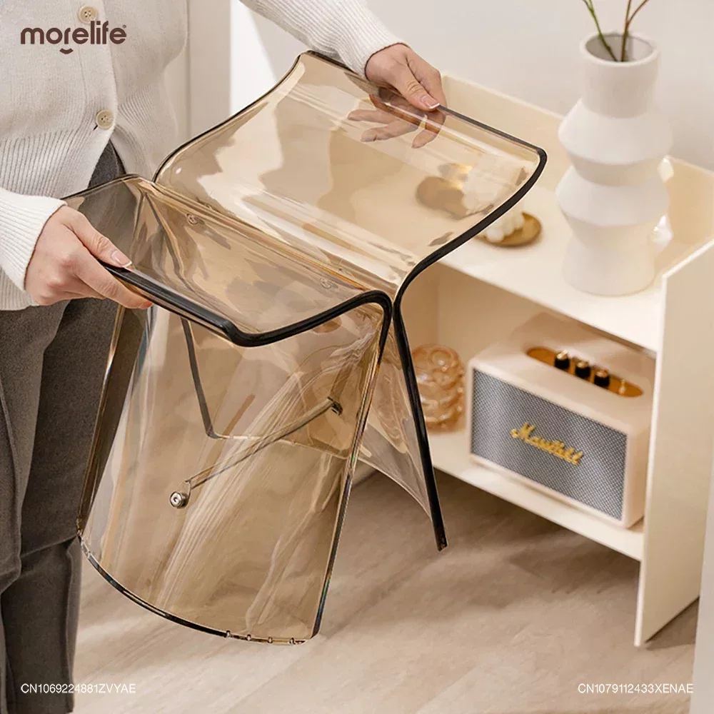 Danish Butterfly Chairs Stool Japanese Style Living Room Small Shoe Changing Low Bench Ottoman Bedroom Leisure Chairs Furniture