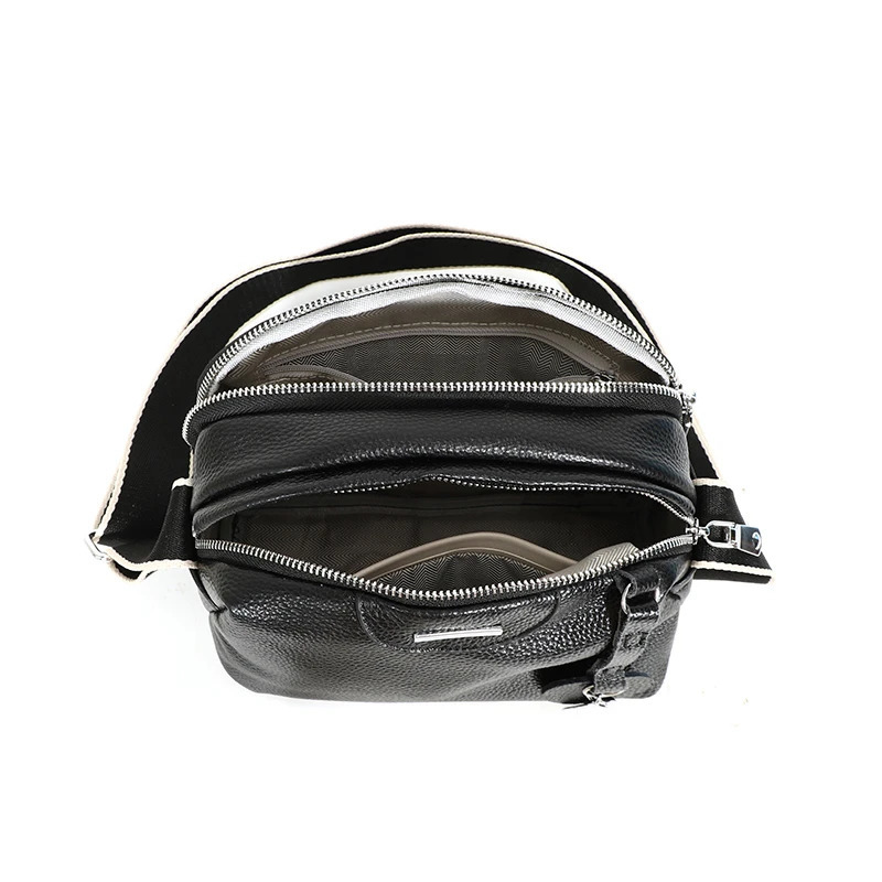 Fashion Crossbody Bags Womens Genuine Leather Bag Simple High Quality Tote Vintage Boston Handbag Female Shoulder 241111