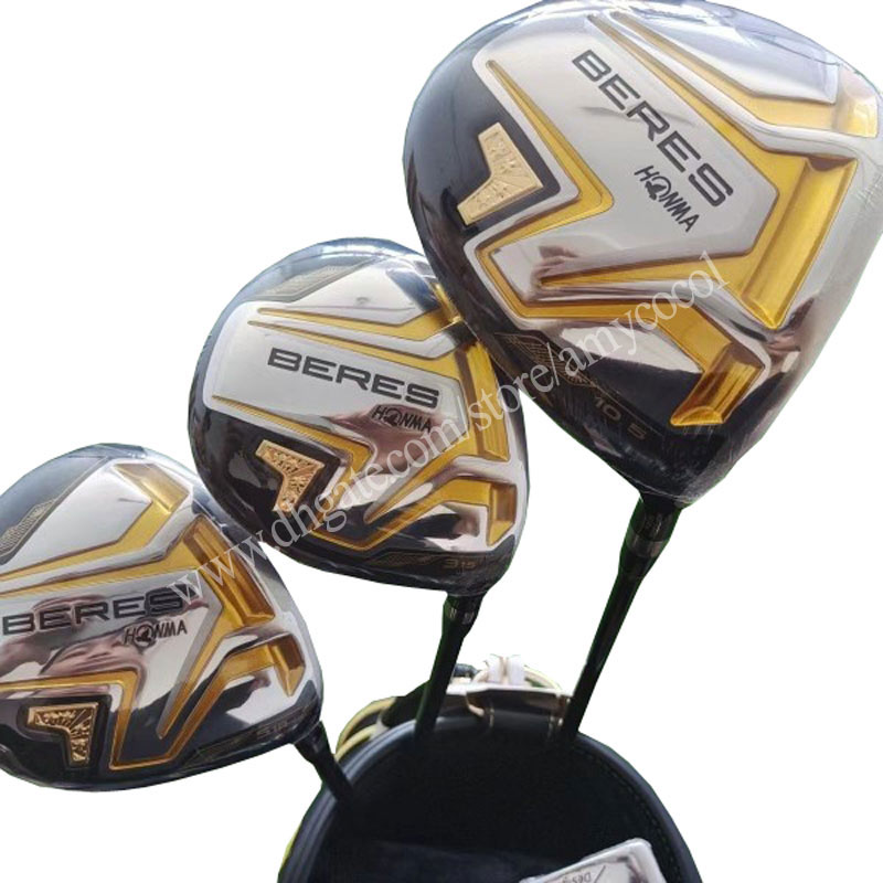 Golf Clubs Men HONMA BERES S-08 Complete Set of Clubs Right Handed Golf Wood Irons Putter and Graphite Shaft/Steel Shaft R or S Flex No Bag