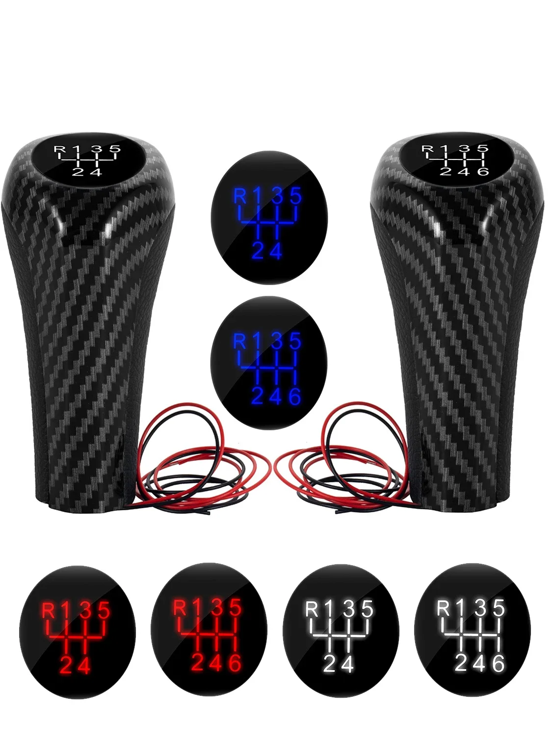 LED Gear Shift Knob for E90 E91 E92 E93 E30 E32 E34 E36 E38 E39 E46 E53 E60 E63 E83 E84