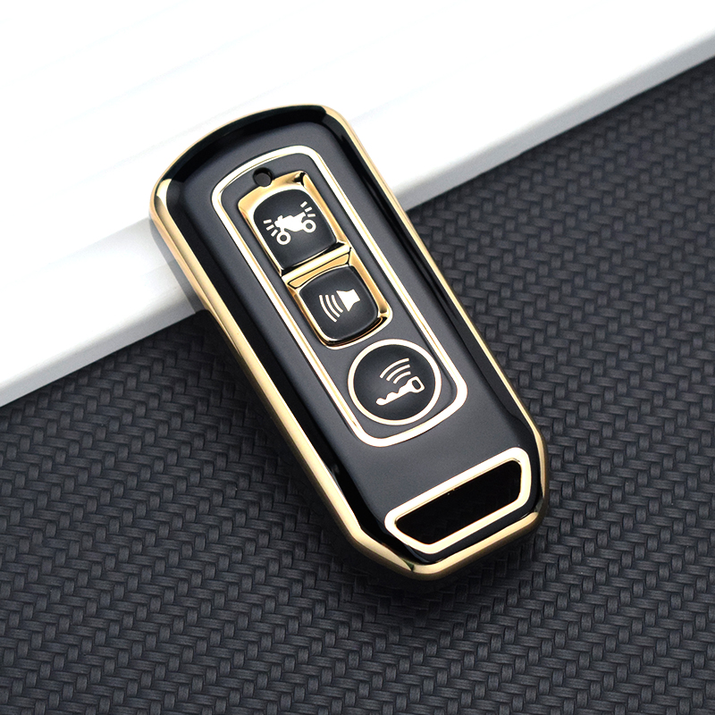 3 Buttons Auto Shell Fob Holder for Honda Xadv 350 Forza 750 300 Sh 350 PCX Remote Key Case Cover Protector Accessories a9d8a 5 ad33a