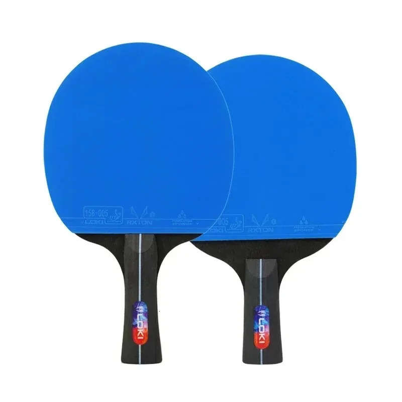 LOKI K5000 K3000 K1000 table tennis racket set 2pcs home entertainment table tennis racket blue rubber table tennis racket 241111