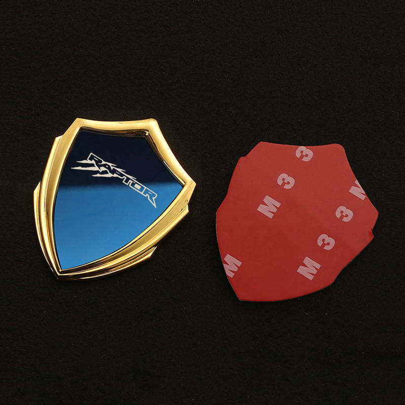 3D Metal Flag Emblem Badge Decals Sticker Car Windows for Ford Raptor Svt Svi