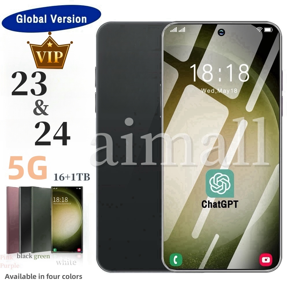 5G 6.8 inchs S24 Ultra Cell Phones Unlock Touch Screen Mobile Phone Androids s23 Smartphone Camera Telephone HD Display Face Recognition 512GB 1T