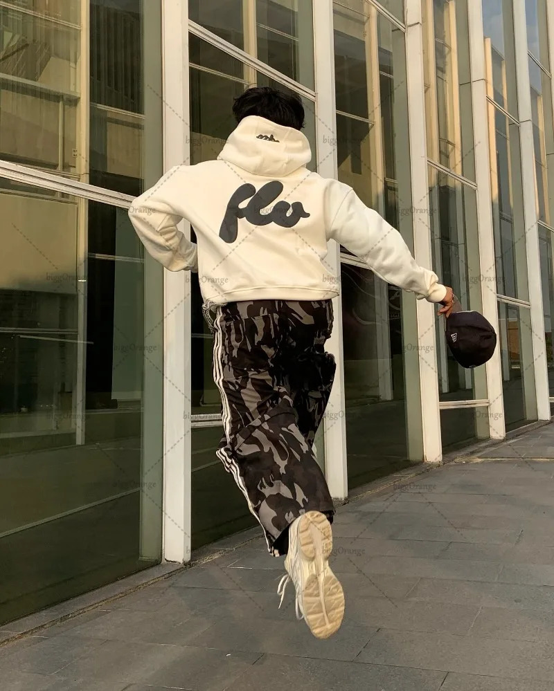 Y2K American Retro Fashion Loose Oversized Sweatshirt Men Street Hip-hop Harajuku Letter Print Casual Versatile Hoodie Women 241111