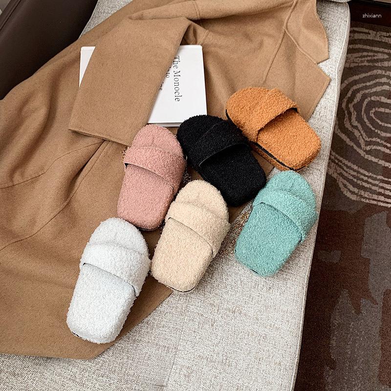 2025 NEW Bag Women's Cute Small Autumn And Winter Plush Bucket Portable Crossbody Shoulder zhanyishengli