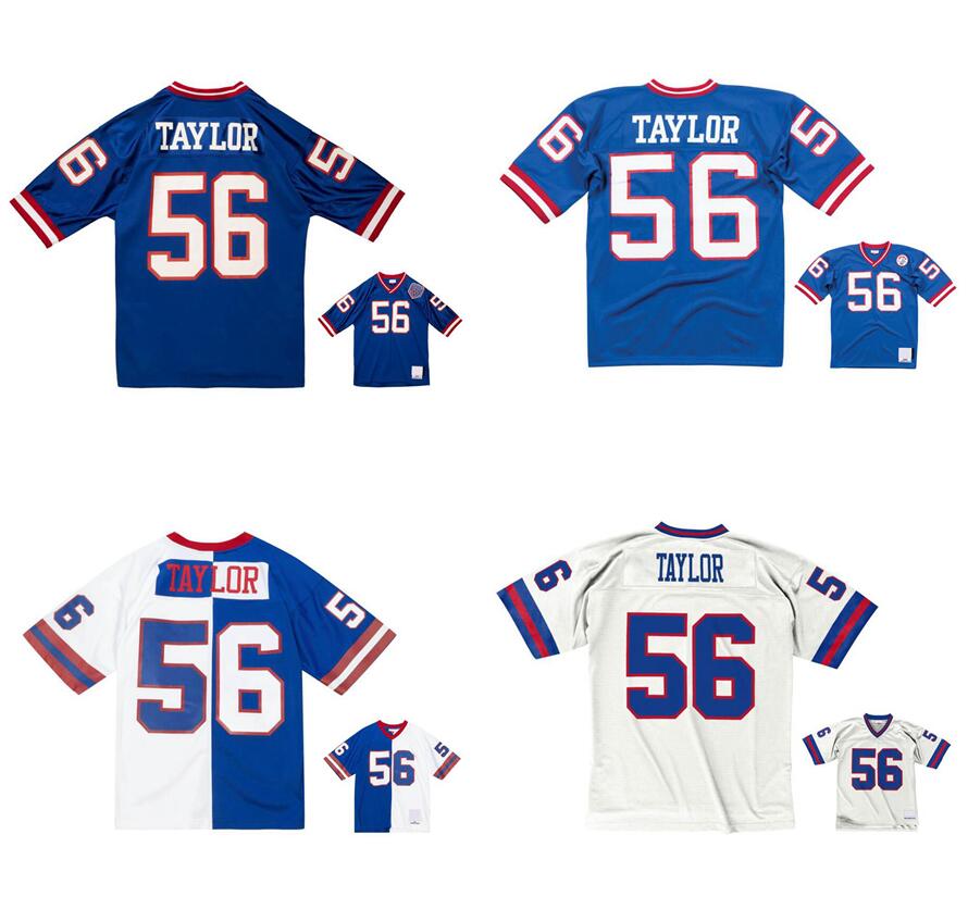 Stitched football Jerseys 56 Lawrence Taylor 1986 mesh Legacy Retired retro Classics Jersey Men women youth S-6XL