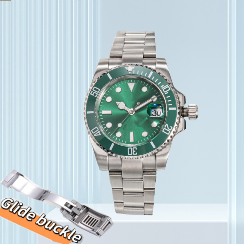 u1 watch mens 2813 automatic mechanical ceramics watches 41mm full stainless steel Gliding clasp Swim wristwatches sapphire super luminous watch box