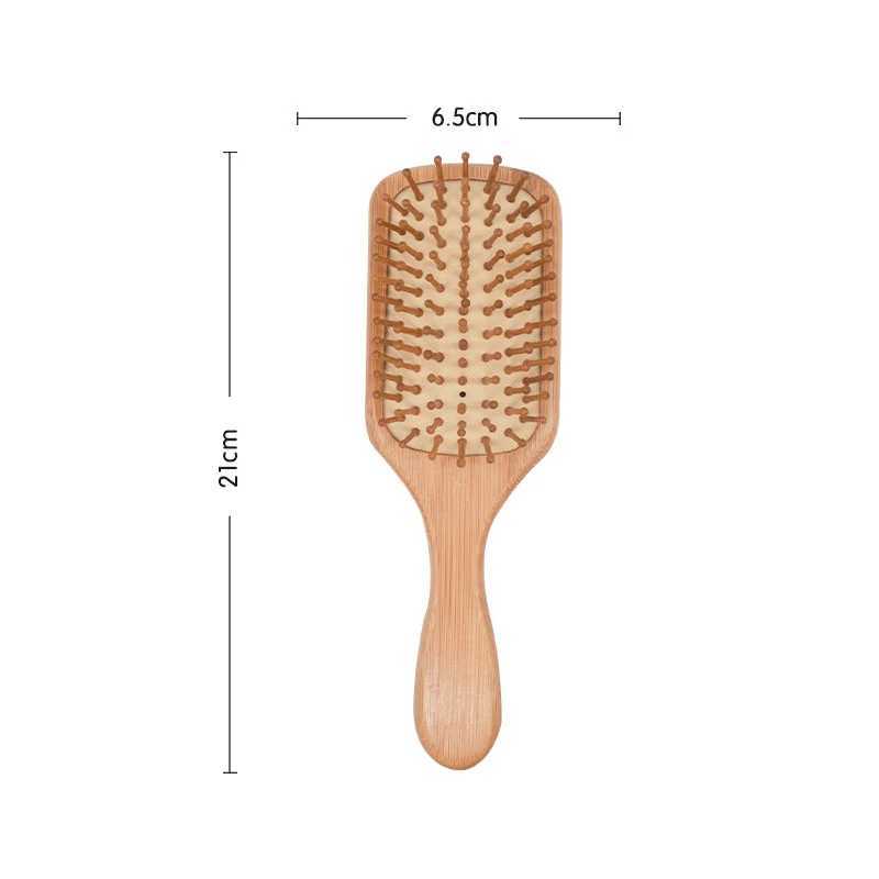 Pcs high-quality massage wooden comb bamboo hair ventilation brush hair care beauty spa massage wholesale hair care comb W241112