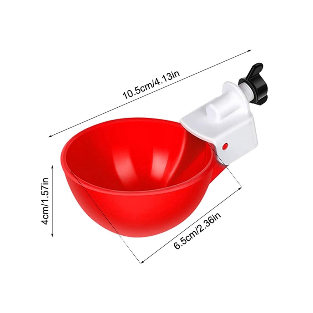 4PCS Poultry Kit Automatic Chicken Water Feeder Automatic Drinking Bowl Feeding Watering Supplie Drinking Cups