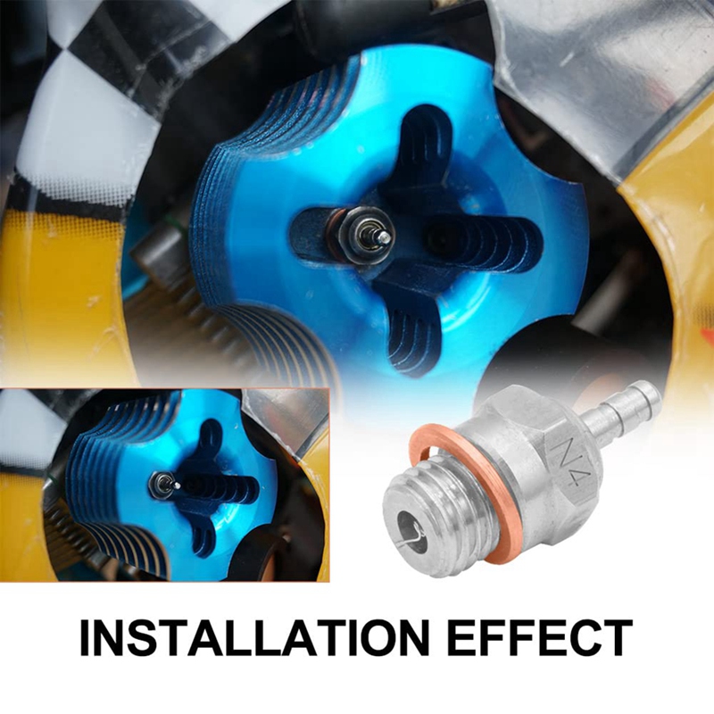 Hot Glow Plug N4 Spark Nitro Engine Parts Replace OS For HSP HPI Redcat 1/8 1/10 RC Car Truck