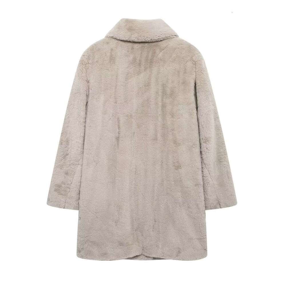 shanshi fur coat women autumn fashion new artificial fur effect coat for women's clothing
