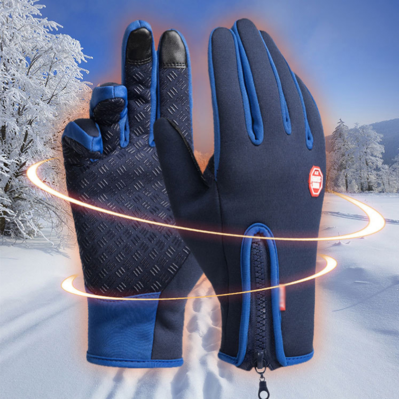 Motorcycle Touchscreen Riding Gloves Non-Slip Men Women Winter Outdoor Sports Full Finger Warm Thermal Gloves for Cycling Skiing 05da5