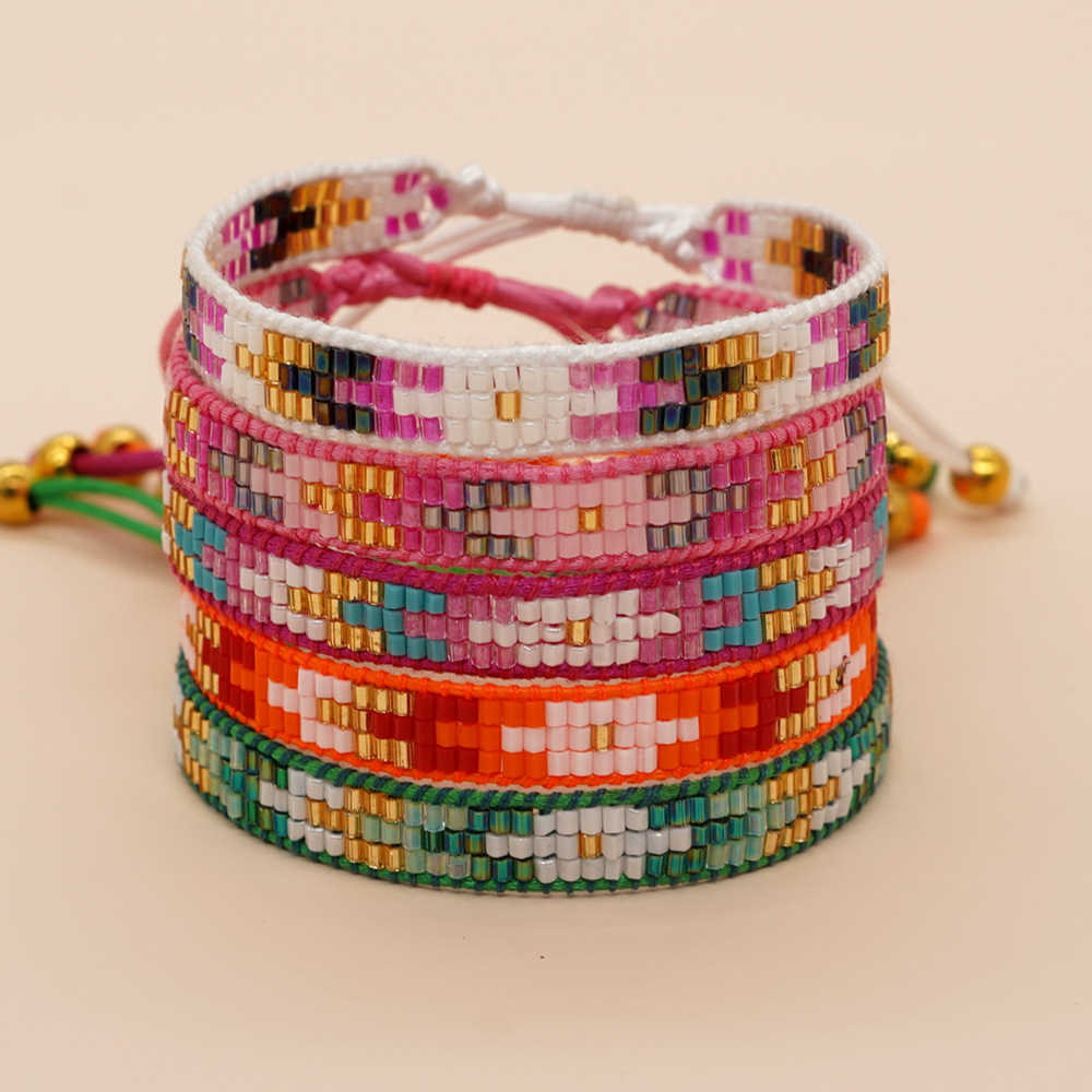 New Cross border Bohemian Ethnic Style Bracelet Japanese Rice Beads Handwoven Arrowhead Universal for Men and Women 29372 5