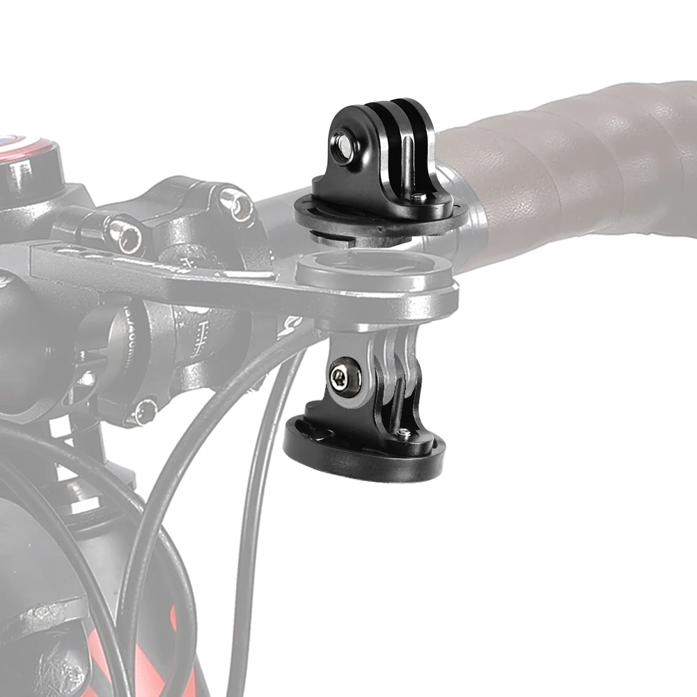Bicycle Camera Light Mount Cycling Front Light Bracket Camera Stand Bike Computer Holder Adapter Aluminum Alloy for Garmin GOPRO