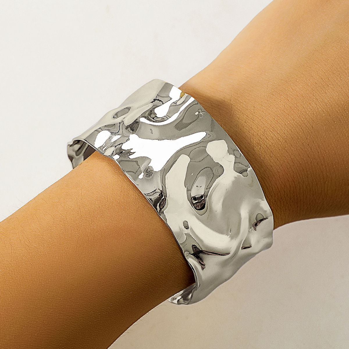 Punk Heavy Metal Big Chunky Wide Cuff Open Arm Bangles Women Ethnic Adjustable Wrist Hand Bracelet Grunge Jewelry Steampunk Men e7a91 5 fd36c