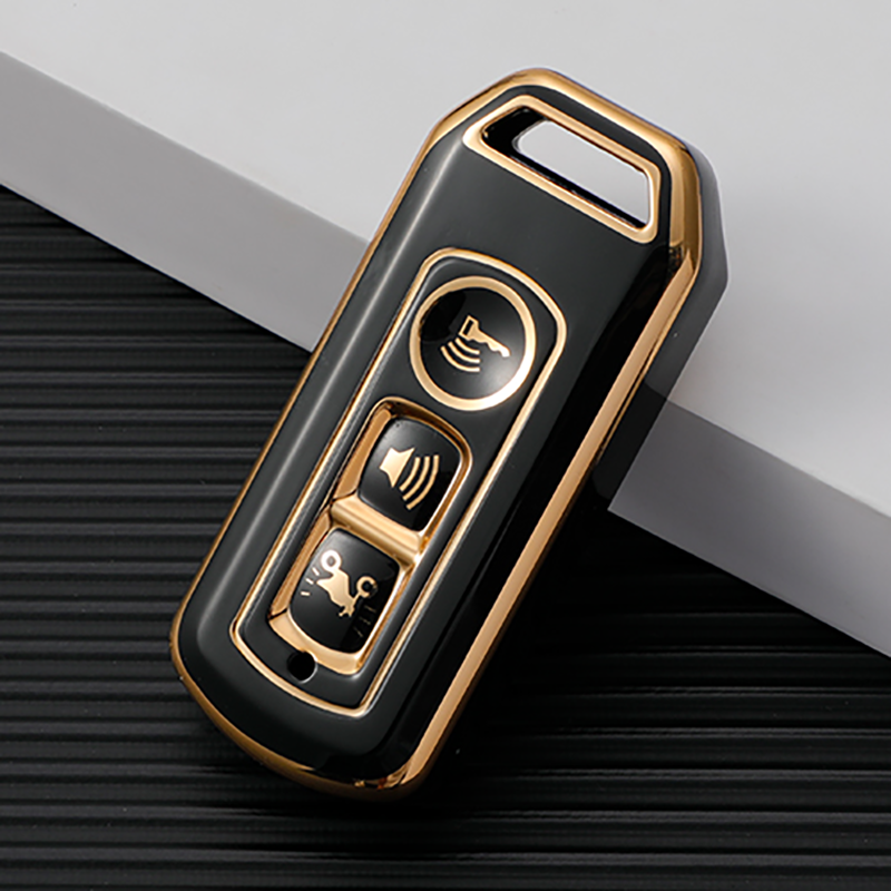 3 Buttons Auto Shell Fob Holder for Honda Xadv 350 Forza 750 300 Sh 350 PCX Remote Key Case Cover Protector Accessories a9d8a 5 ad33a