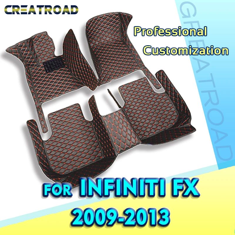 Car floor mats for Infiniti FX series 2009 2010 2011 2012 2013 Custom auto foot Pads automobile carpet cover
