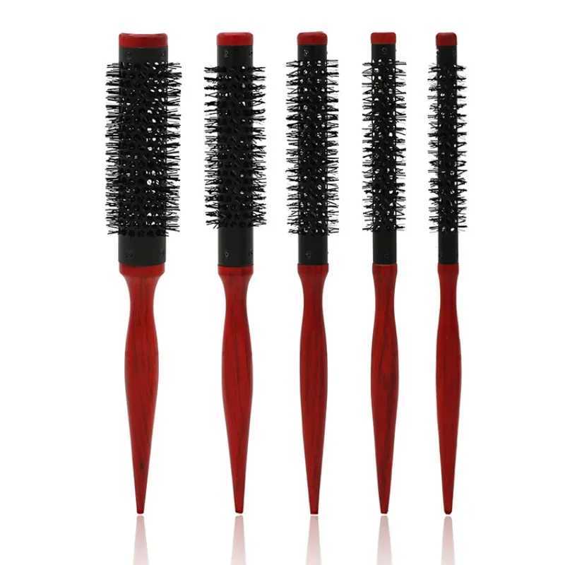 Professional anti-static curling hair comb bristle curling hair brush curling hair brush beauty salon barber curling iron W241112